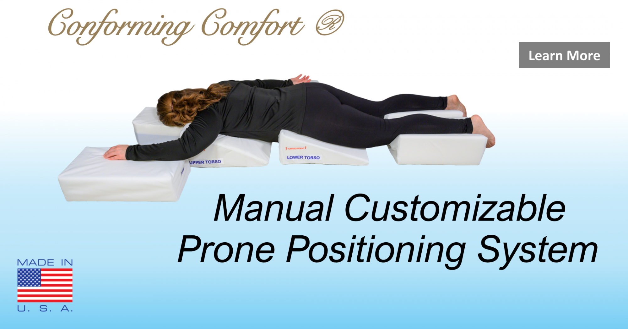 Manual Customizable Prone Positioning System