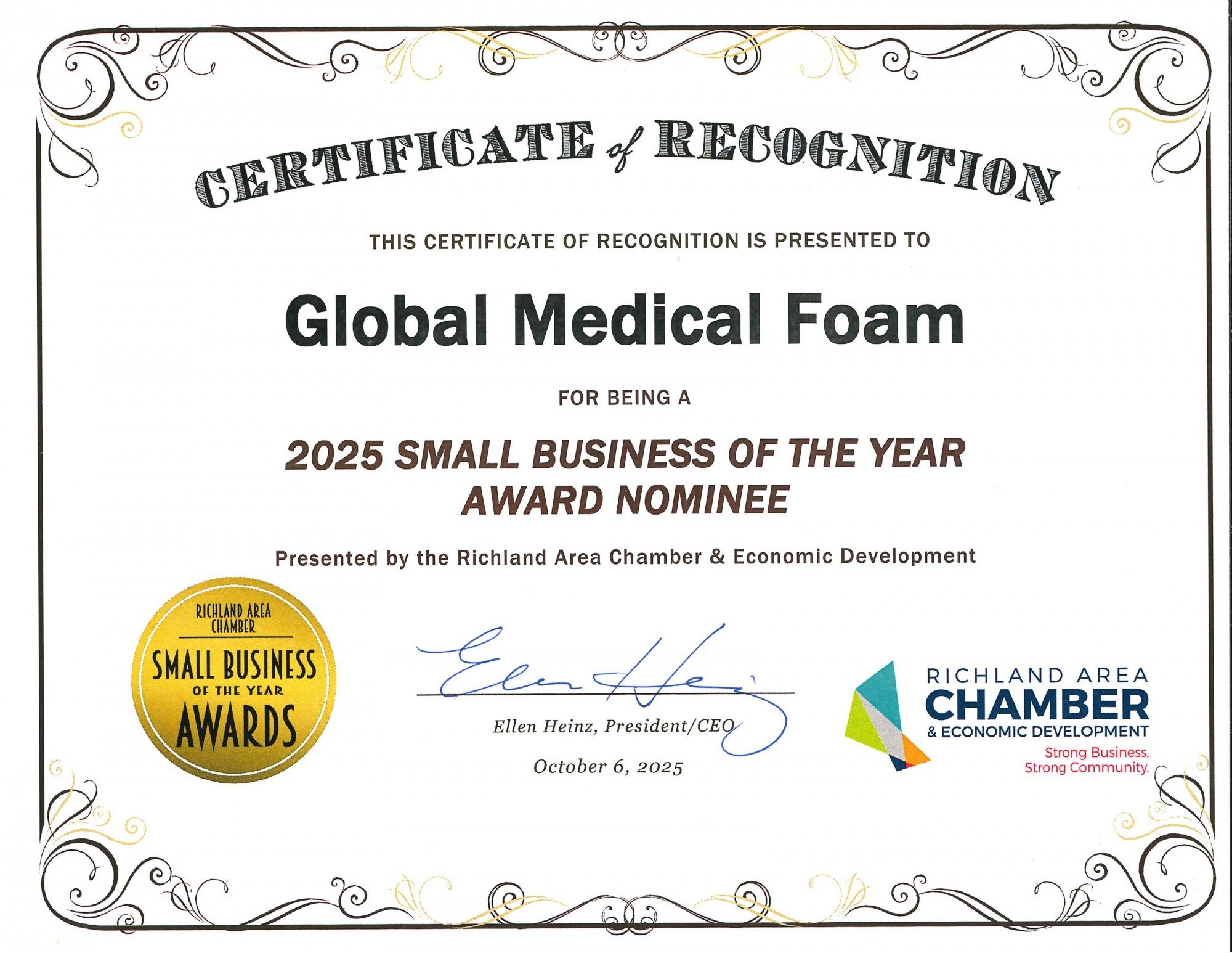 2025 Small Business of the Year Nominee